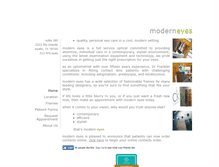 Tablet Screenshot of moderneyesaustin.com
